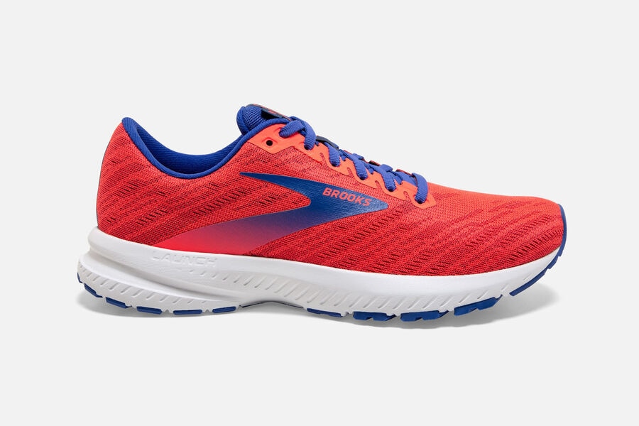 Brooks Launch 7 Road Running Shoes Womens Orange/Blue 109467-QLC